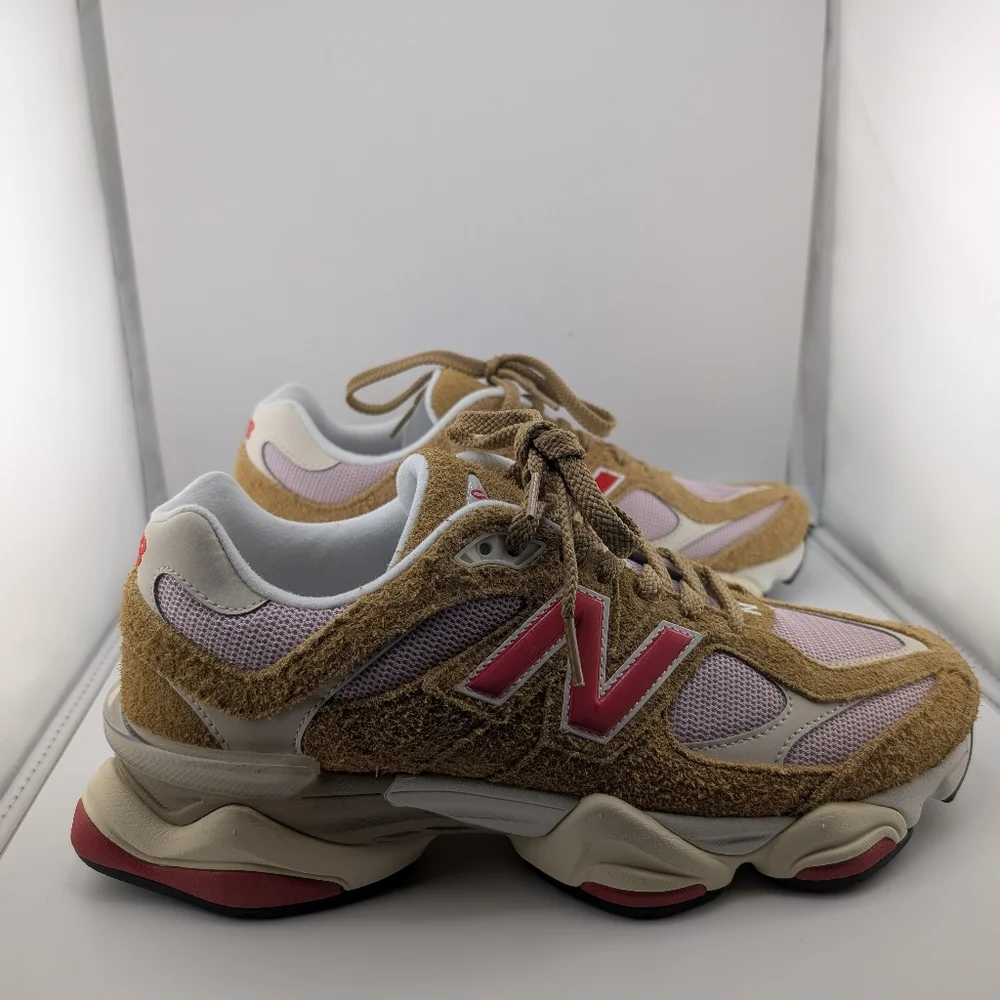 New Balance 9060 - Brown, Pink, And Red - Picture 2 of 6